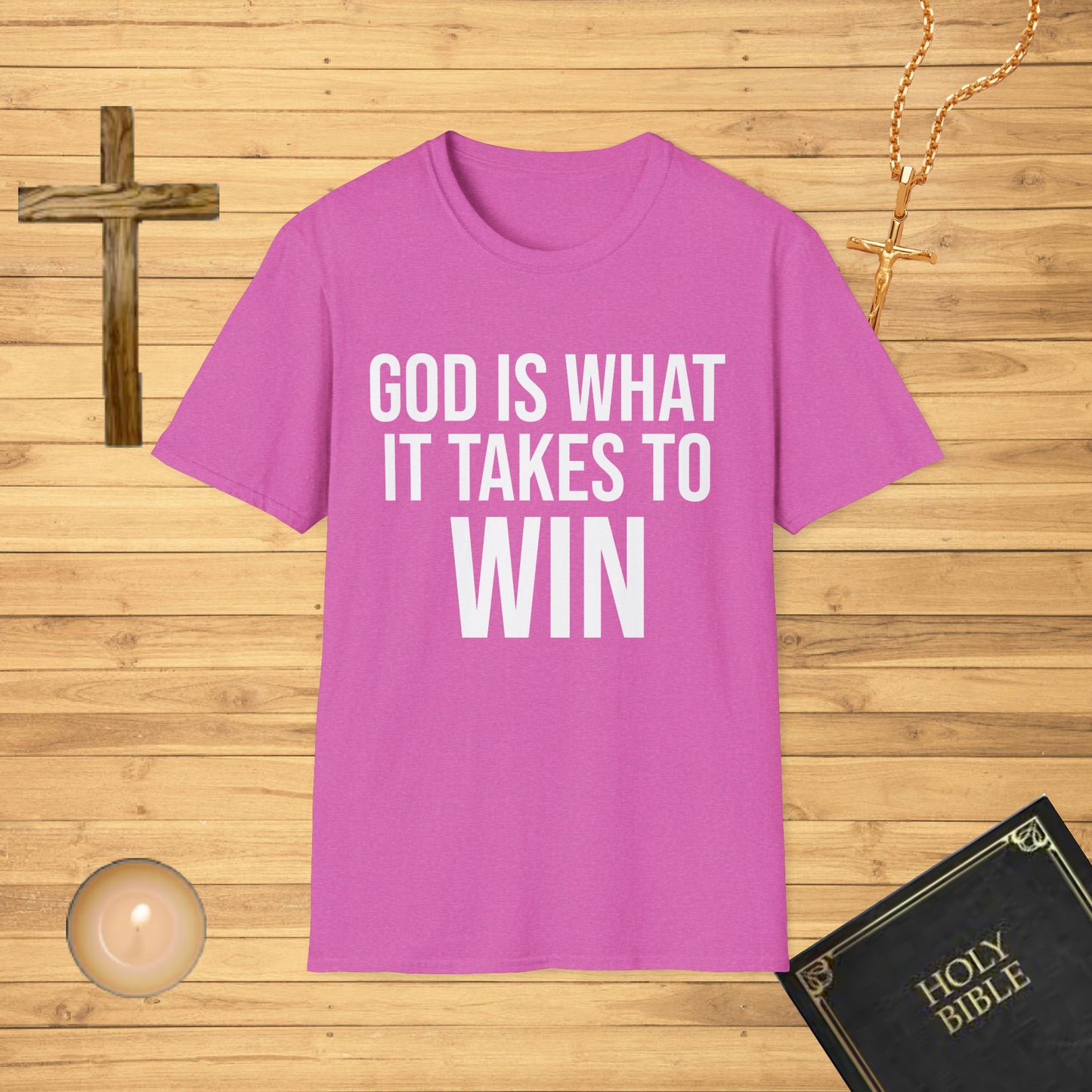 God is what it takes to win
