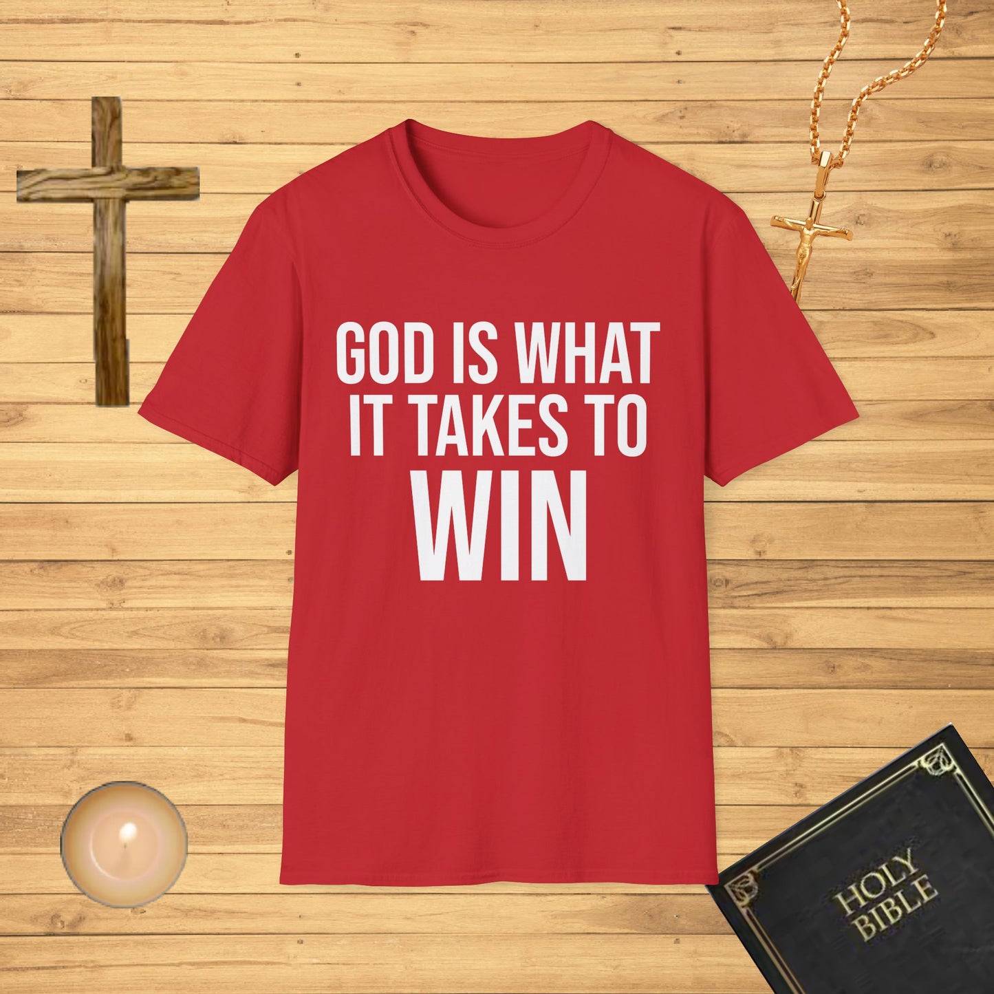 God is what it takes to win