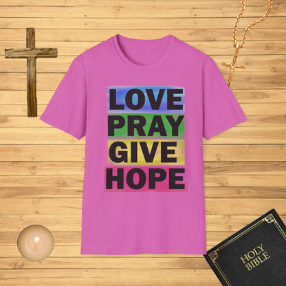 Love, Pray, Give, Hope