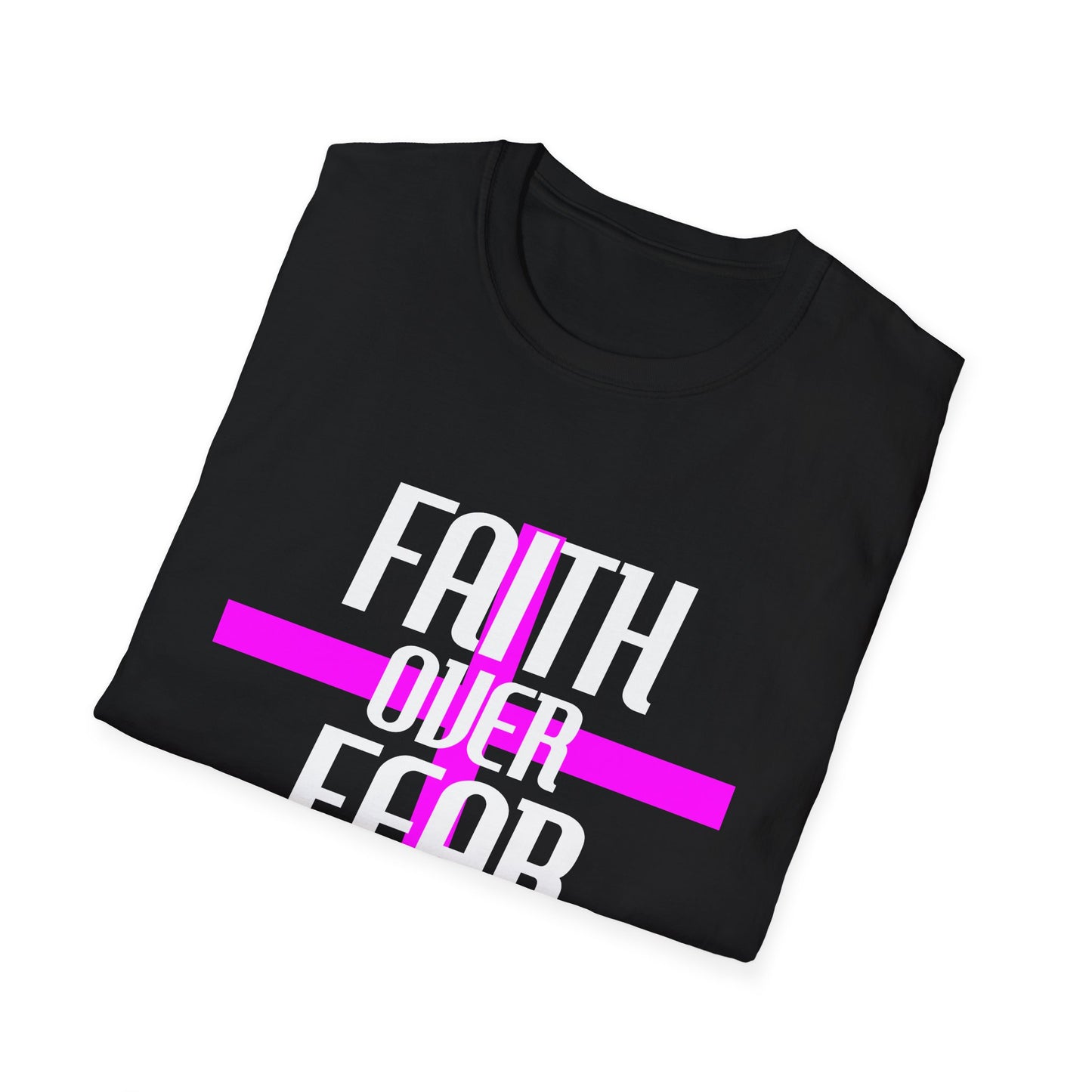 Faith over fear, pink