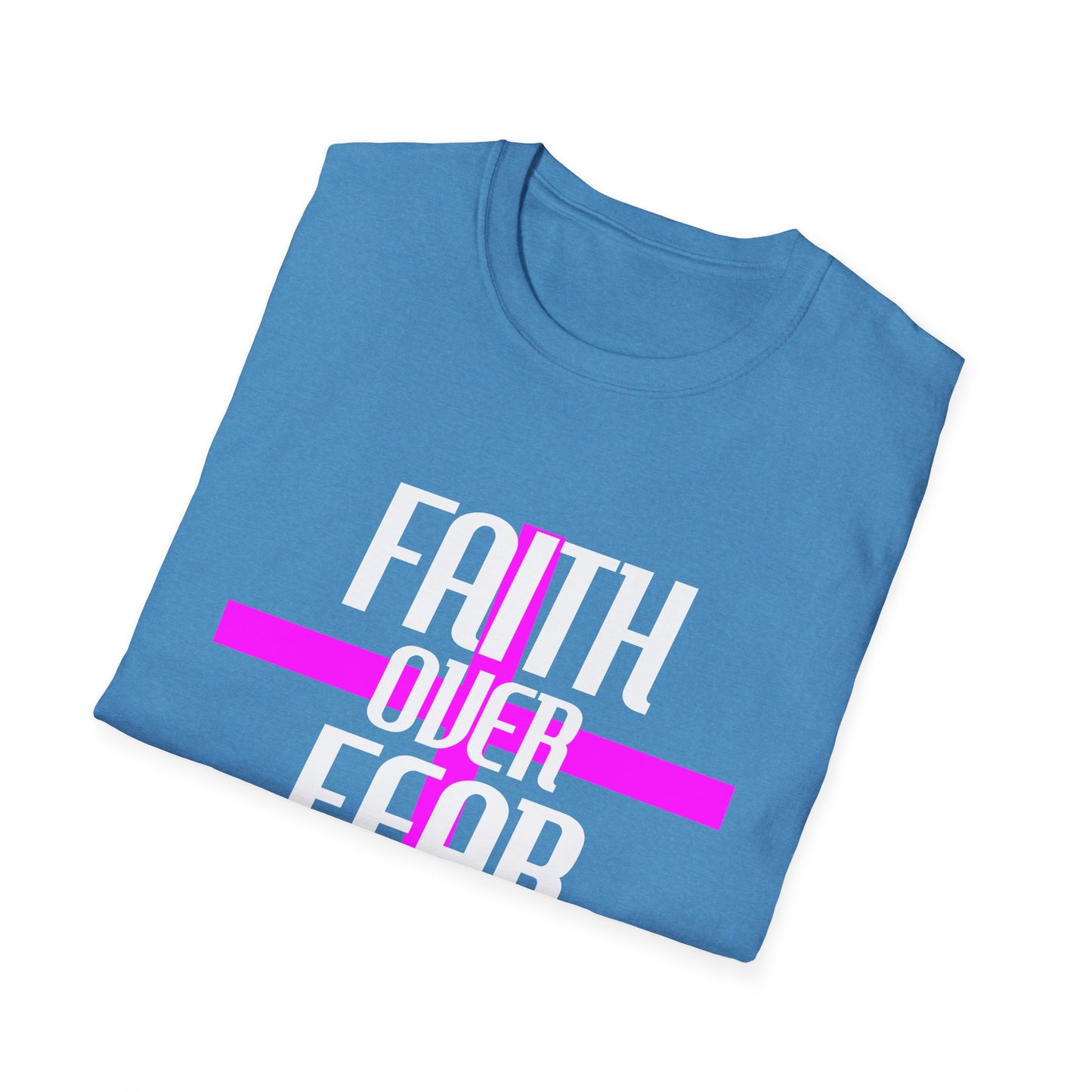 Faith over fear, pink