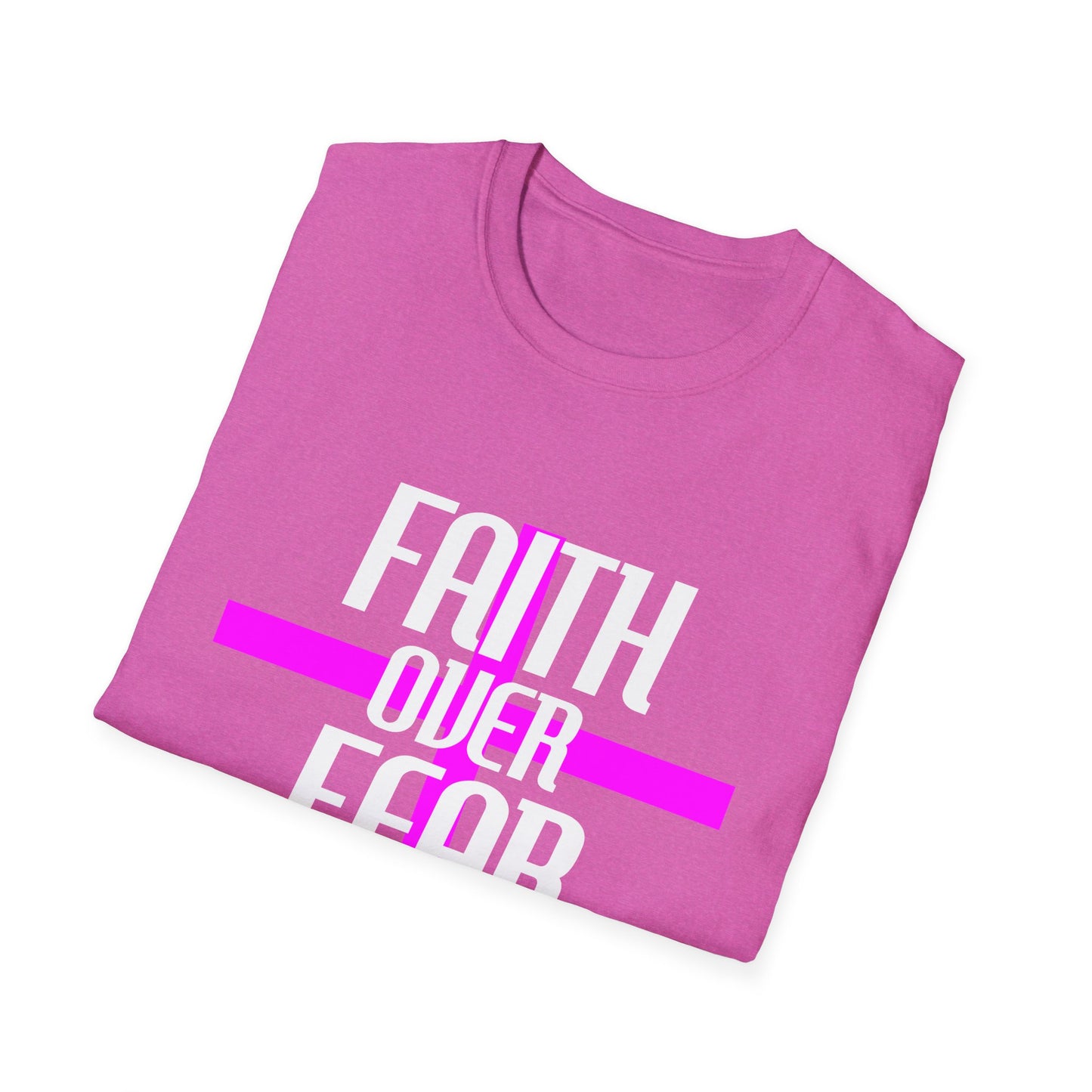 Faith over fear, pink