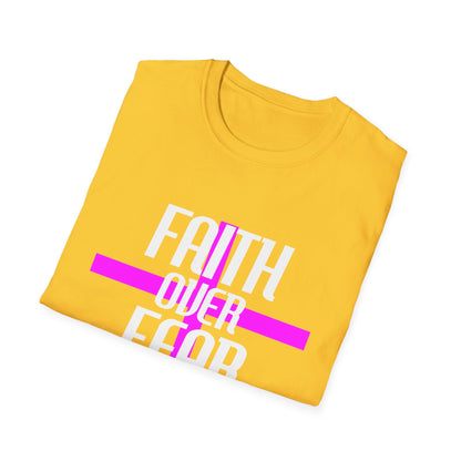 Faith over fear, pink