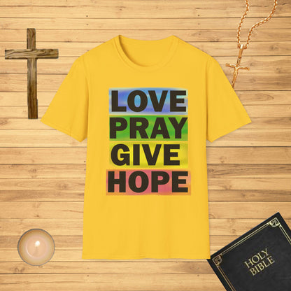 Love, Pray, Give, Hope