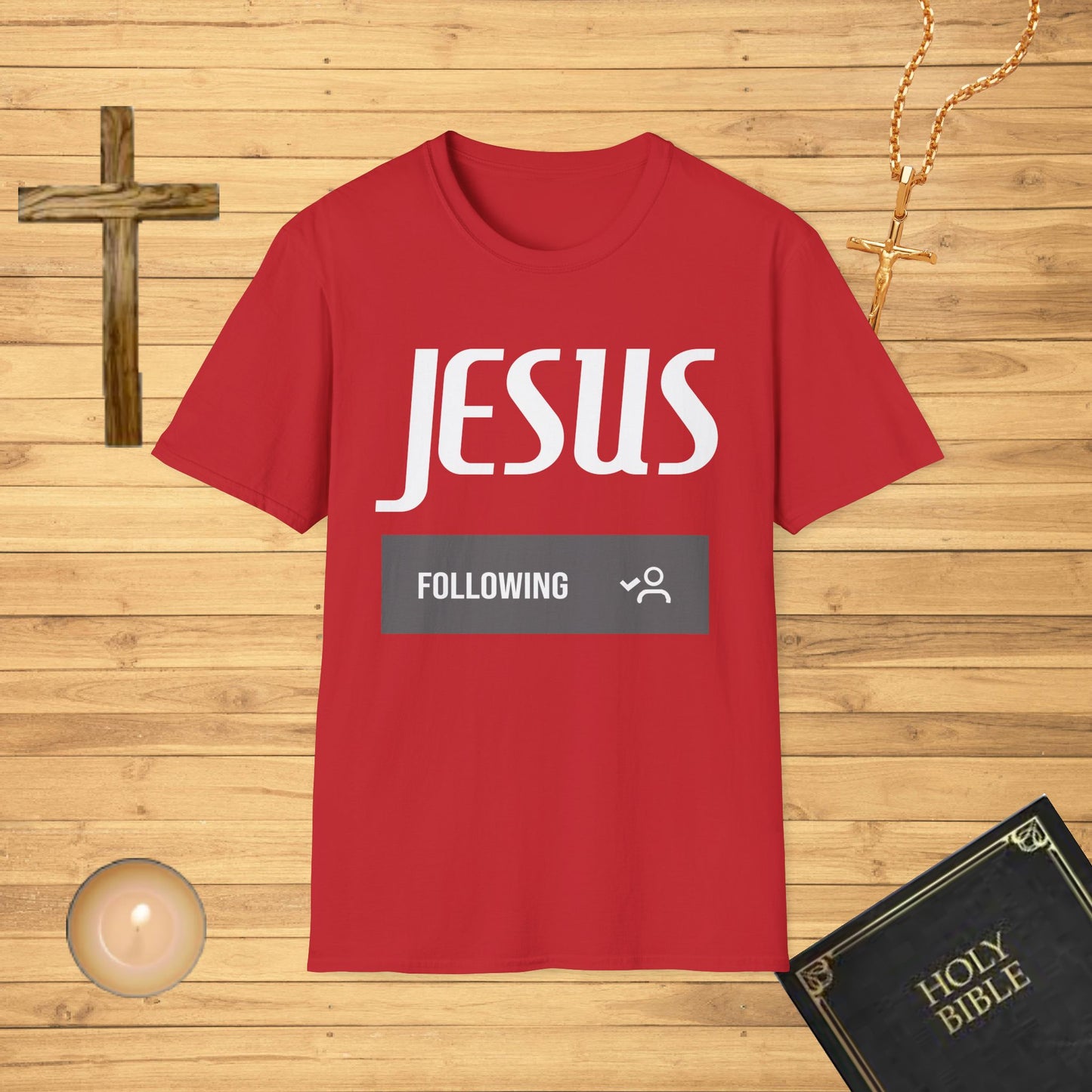 Jesus, following