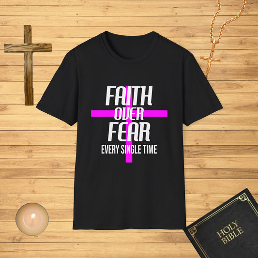 Faith over fear, pink