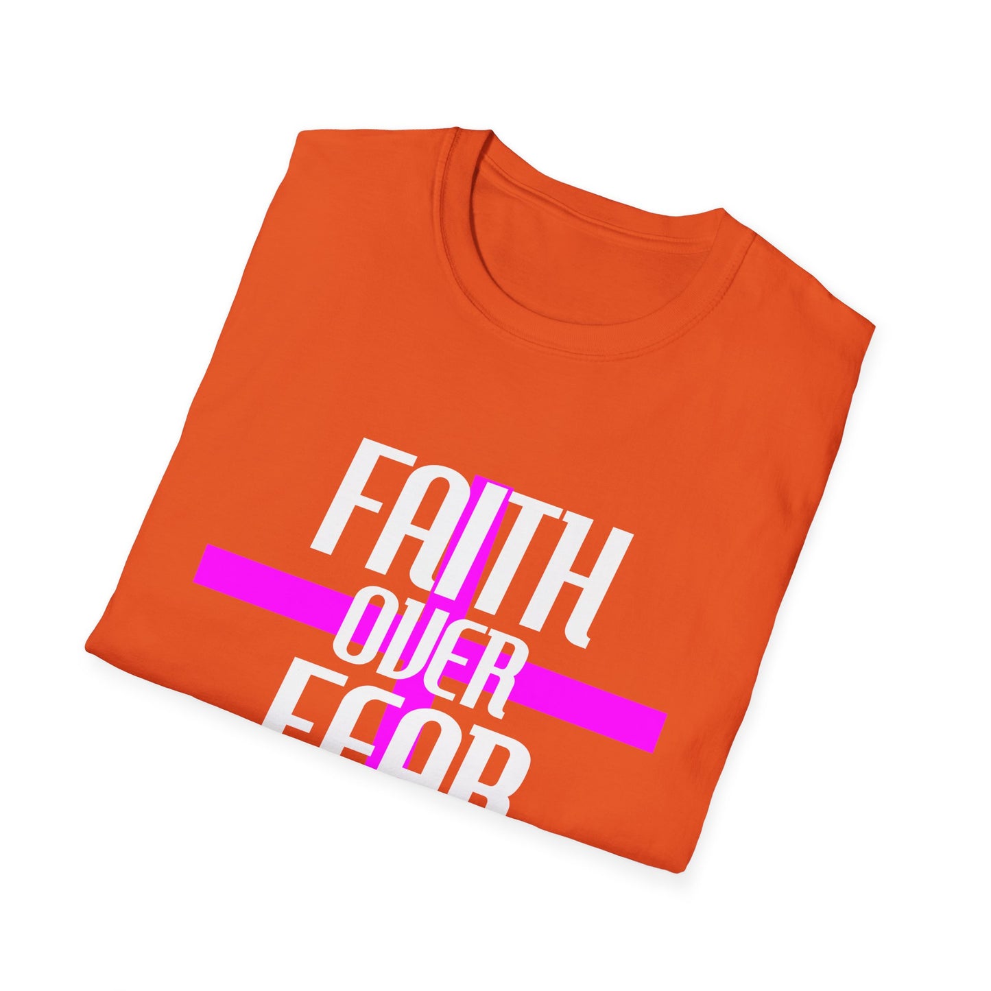 Faith over fear, pink