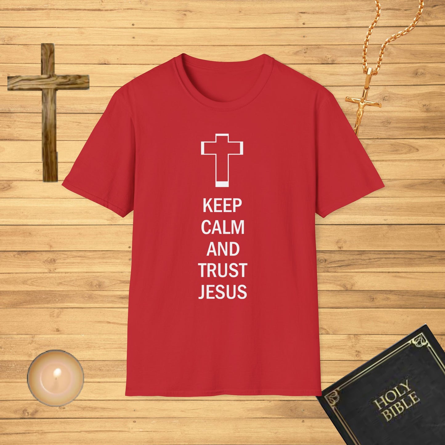 Keep calm and trust Jesus